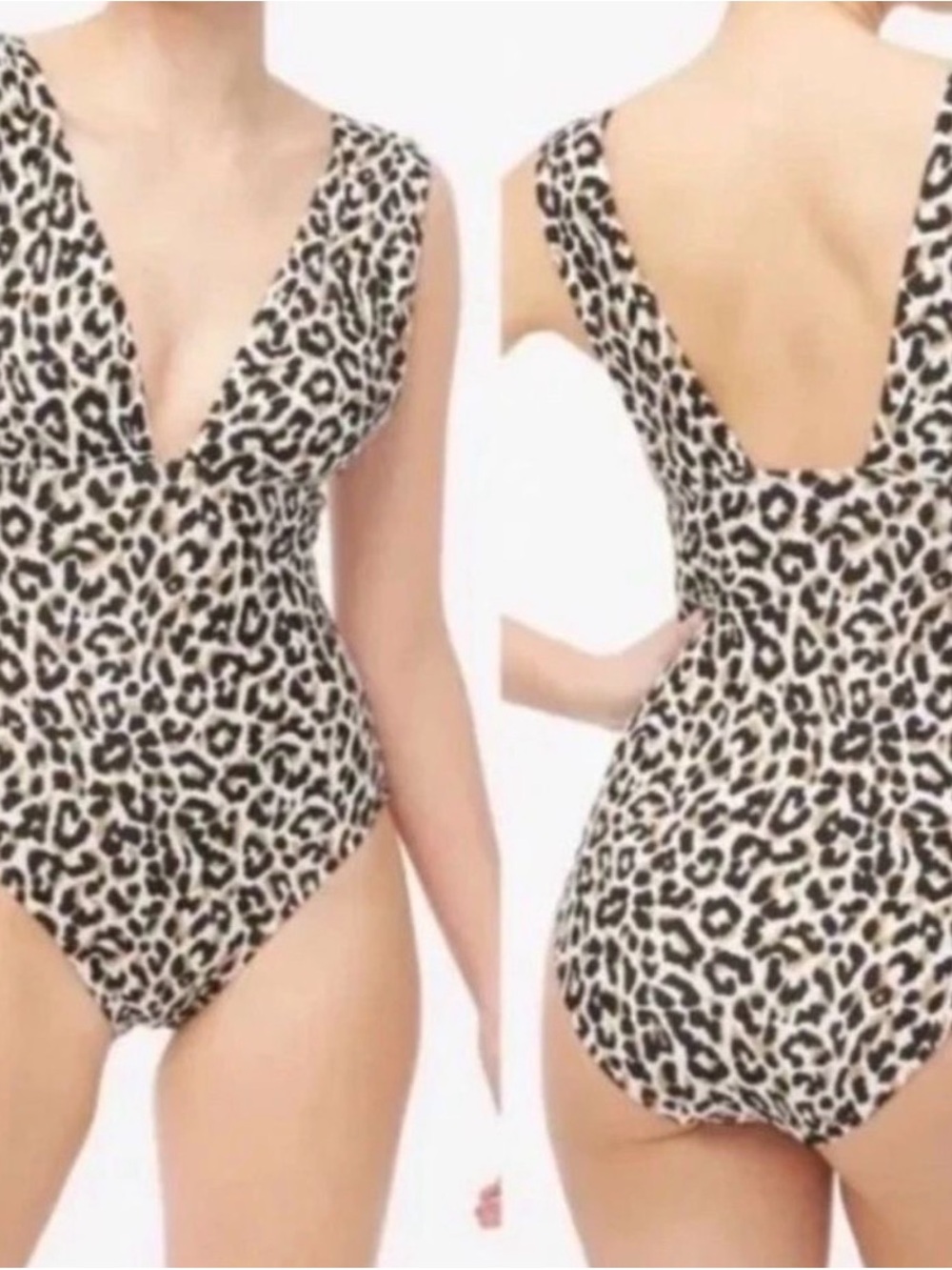 J.Crew Leopard Print One-Piece Swimsuit